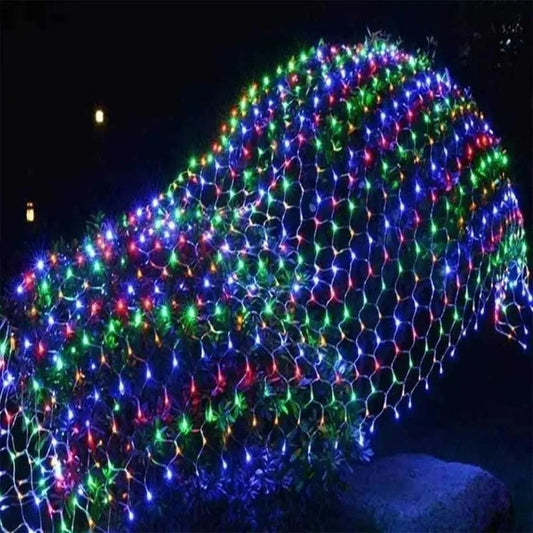 Luces De Malla De Red Led Solar 1.5m X 1.5m