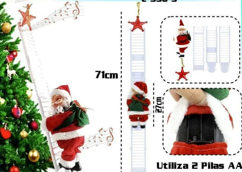 Pascuero Con Escaleras Musical Y Con Movimiento Escalera Blanca