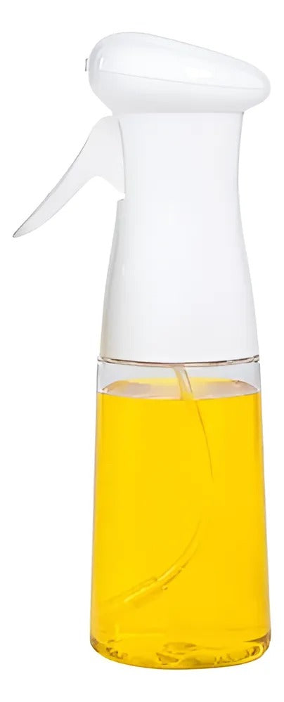 Pulverizador De Aceite De Olivar 210 Ml Blanco y Negro