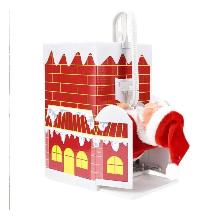 Viejito Pascuero Escala Chimeneas Navidad De Decoración Viejito Pascuero