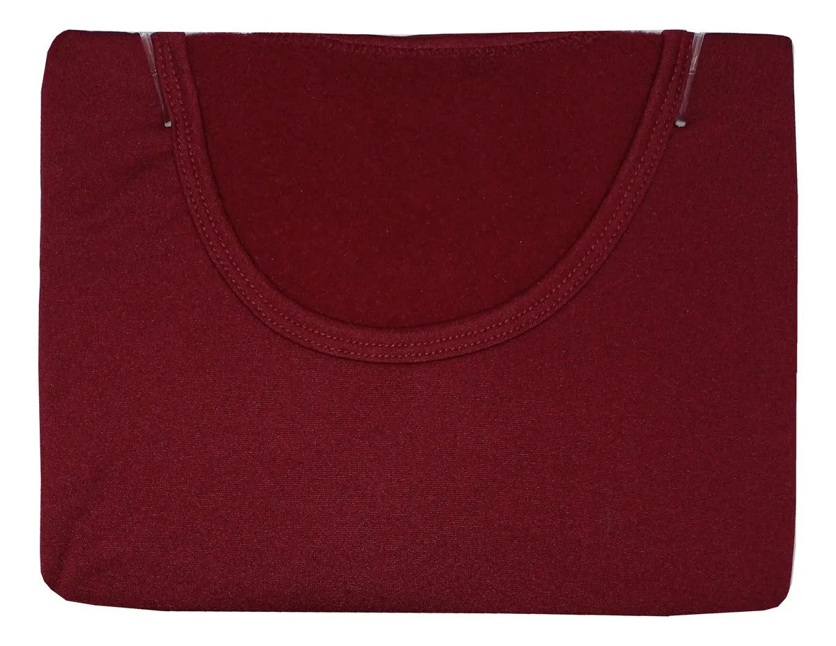 Camisetas Polar Mujer Manga Larga Cuello Redondo
