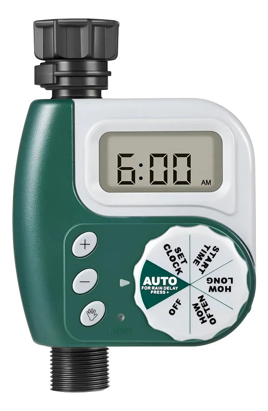 Temporizador De Agua Automático Para Riego Verde Musgo