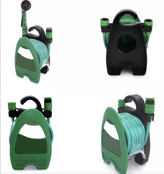 Carrete De 10m De Manguera Con Conectores Y Grifo JS1403