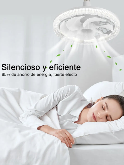 Ventilador de Techo con Luz Led y Control Remoto C9143