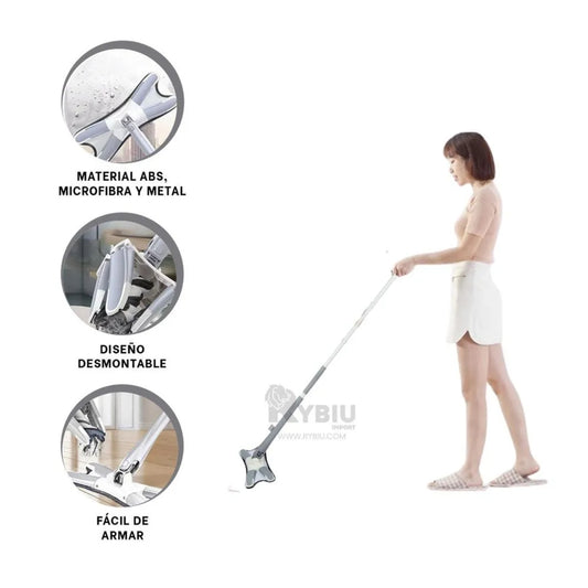 Mopa Tipo X Giratoria con Microfibra Absorbente 8080-3