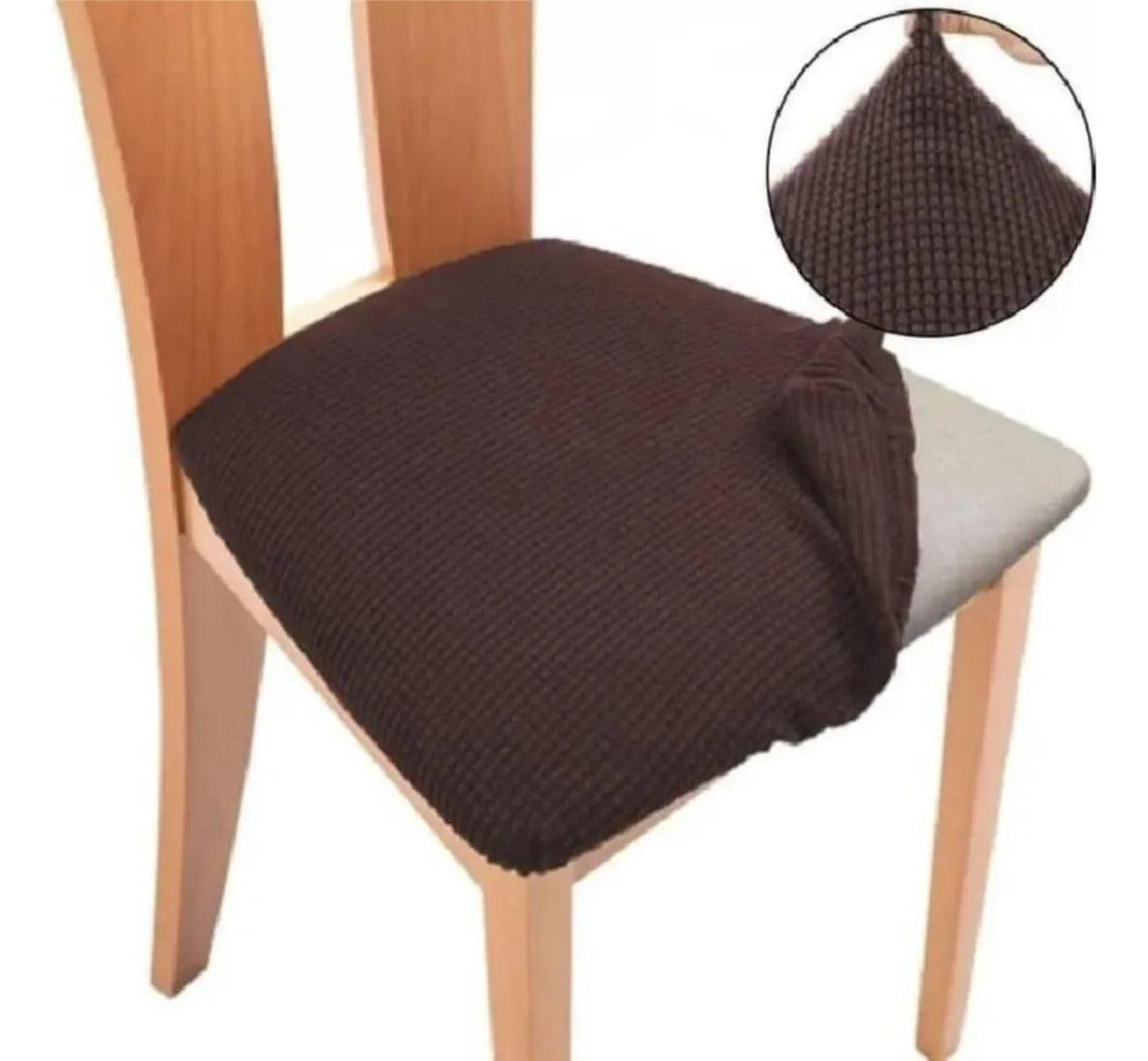 Pack 6 Fundas De Asientos Cuadrille Para Sillas De Comedor