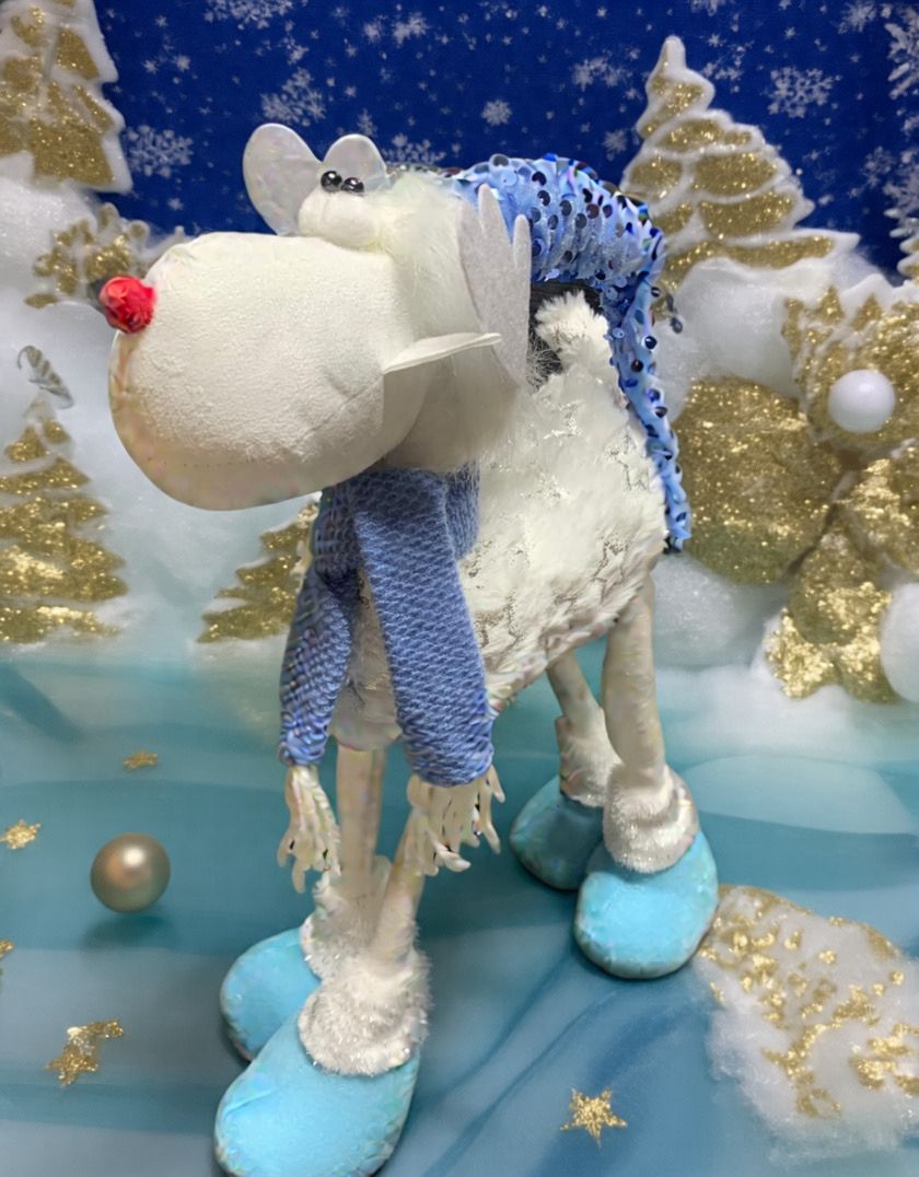 Adorno Navideño Reno Patas Largas 46cm