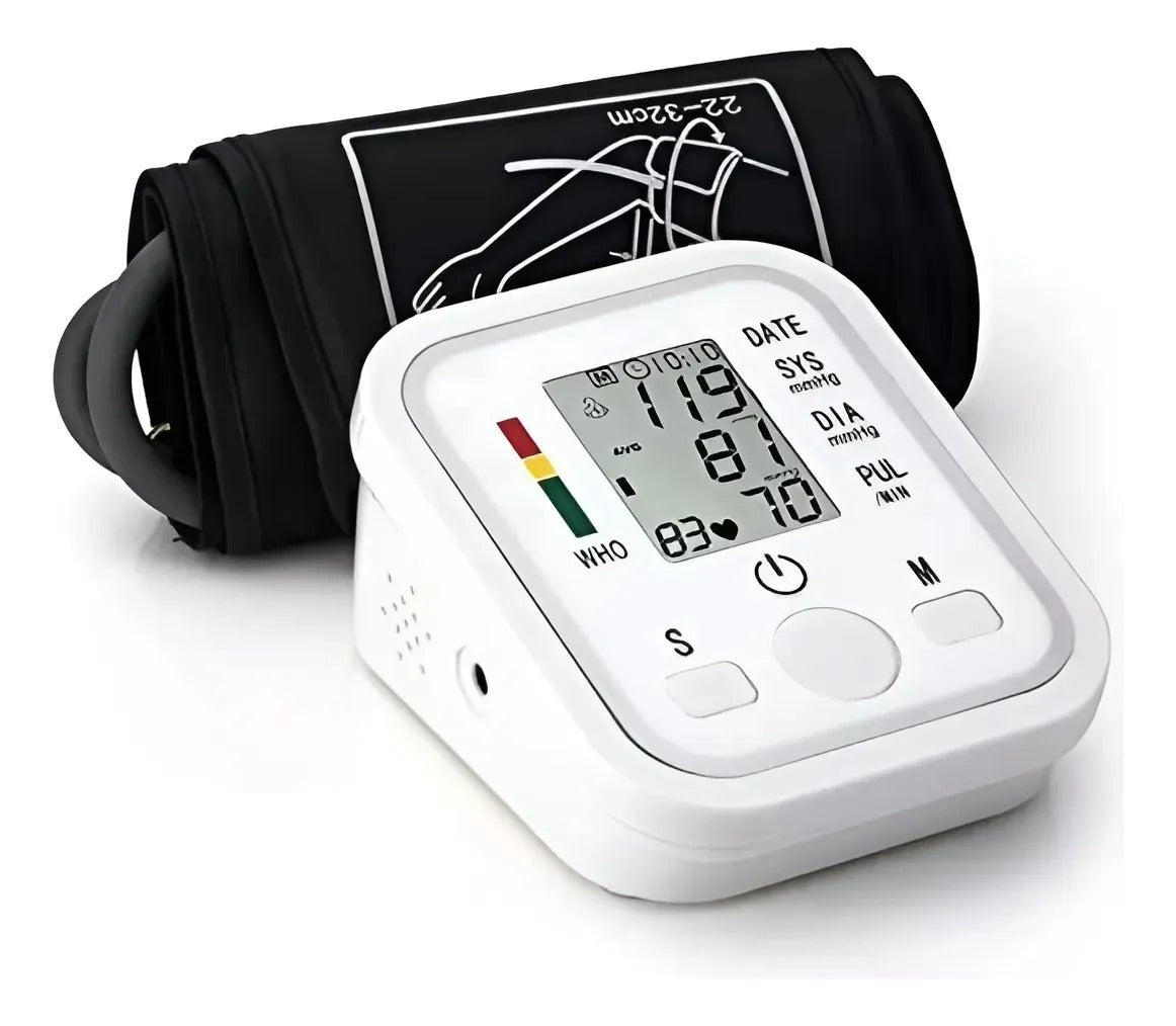 Tensiómetro Monitor Presión Arterial Para Brazo Blanco
