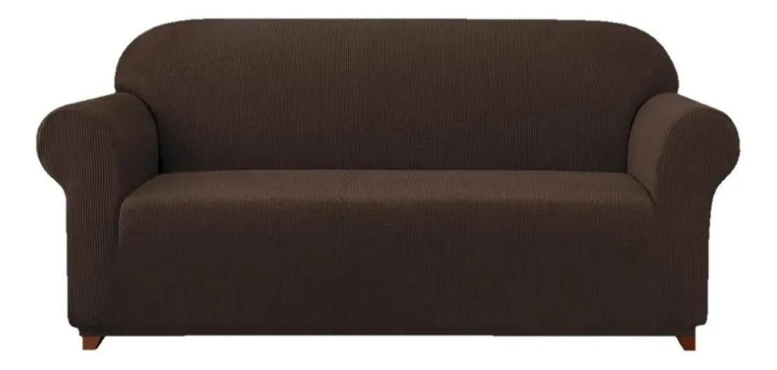 Funda Cubre Sofá Protectora Premium Cuadrille 4 Cuerpo Variedad de Colores