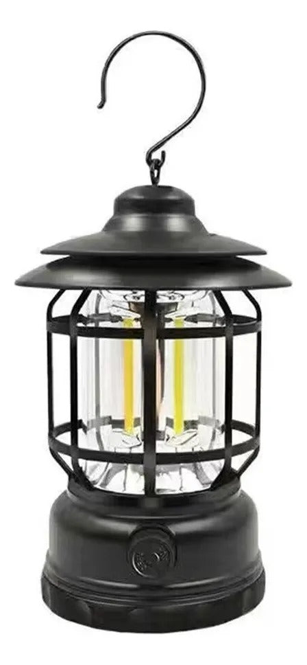 Lampara Led Camping Vintage Retro Recargable USB