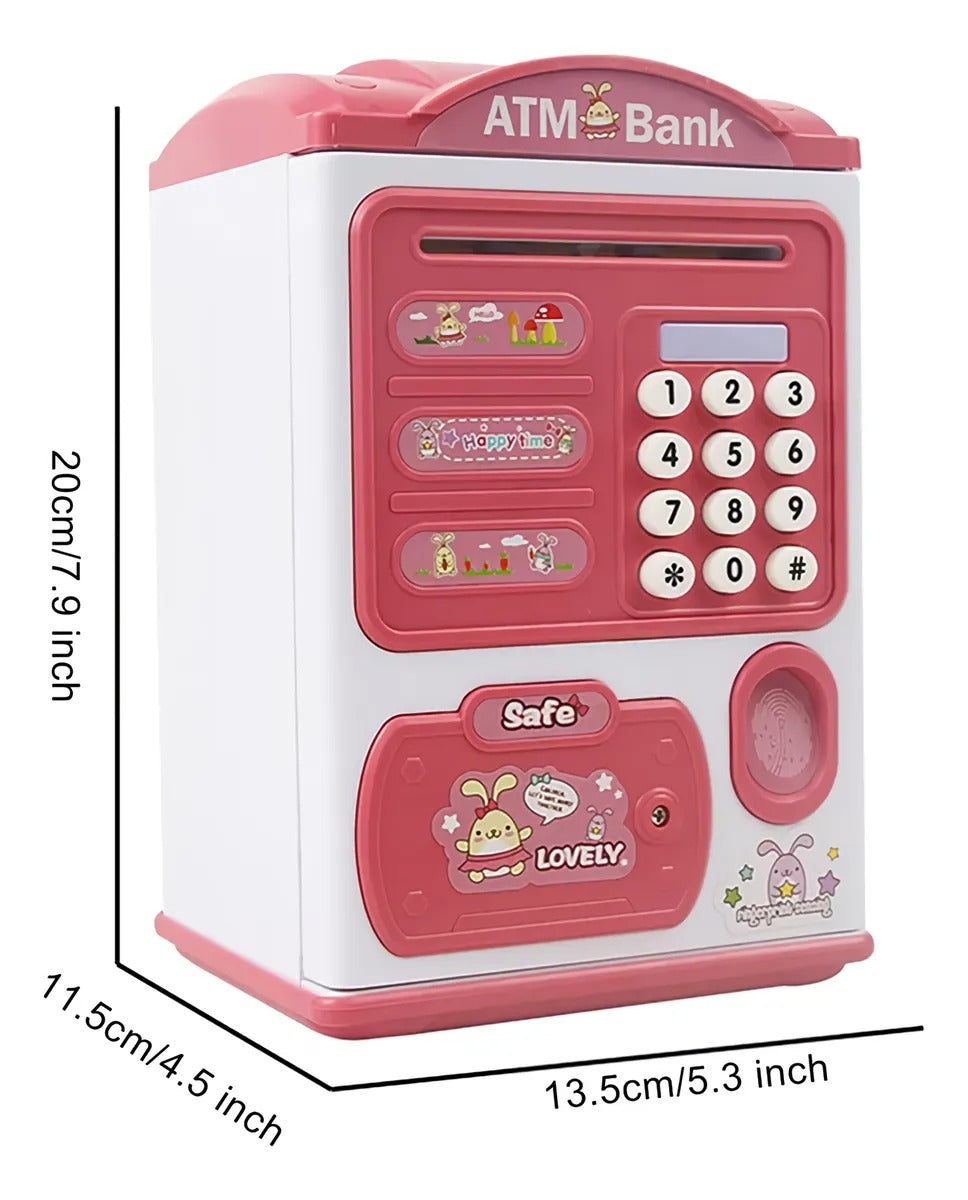 Alcancía Electrónica Niños Juguete Music Saving Box Atm Bank