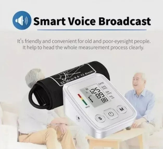 Tensiómetro Monitor Presión Arterial Para Brazo Blanco