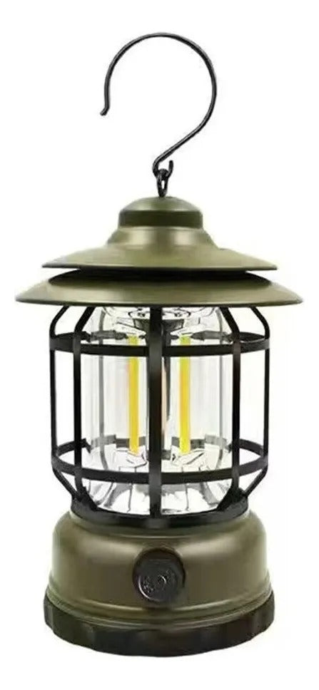 Lampara Led Camping Vintage Retro Recargable USB