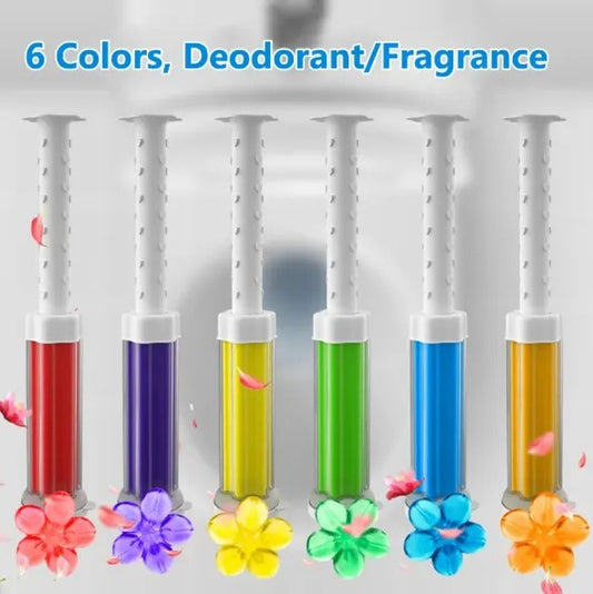Desodorizante Gel Para Inodoro Con Forma De Flor Fragancias