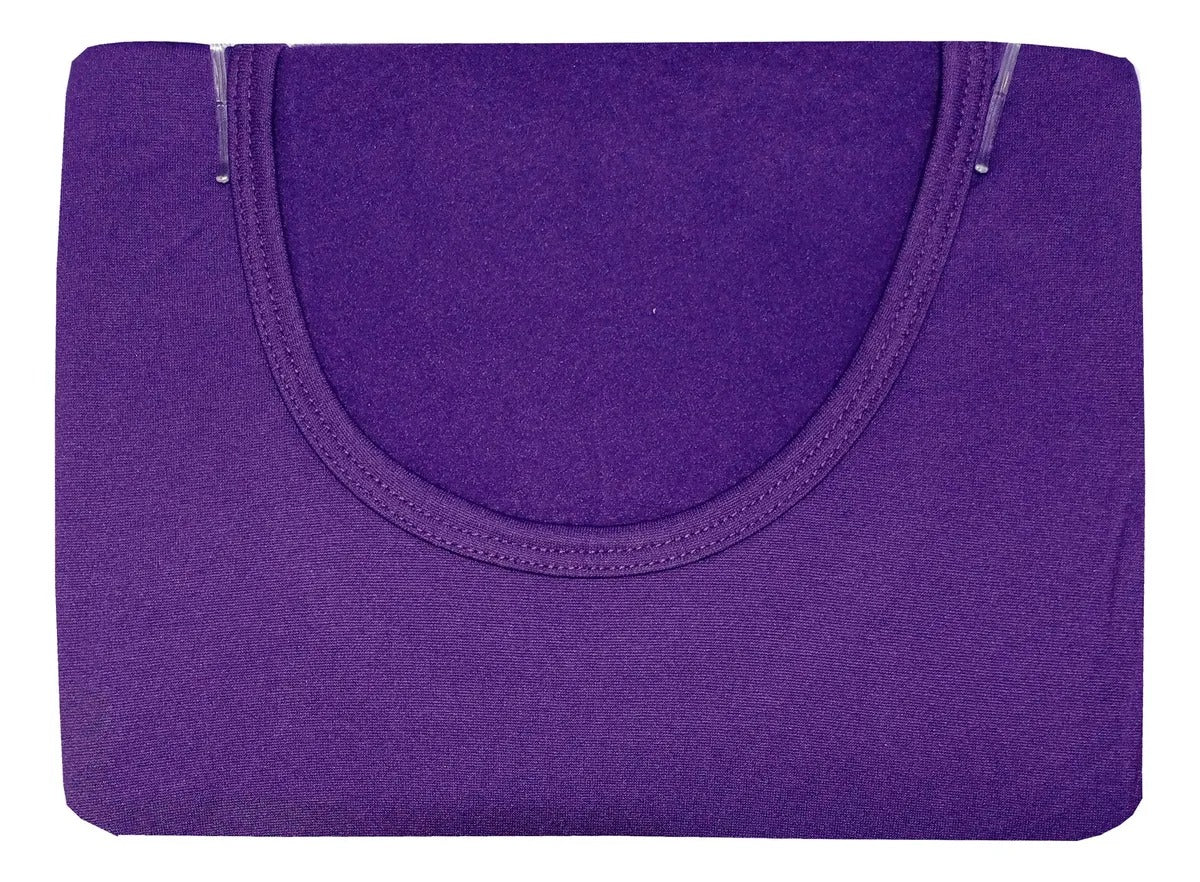 Camisetas Polar Mujer Manga Larga Cuello Redondo