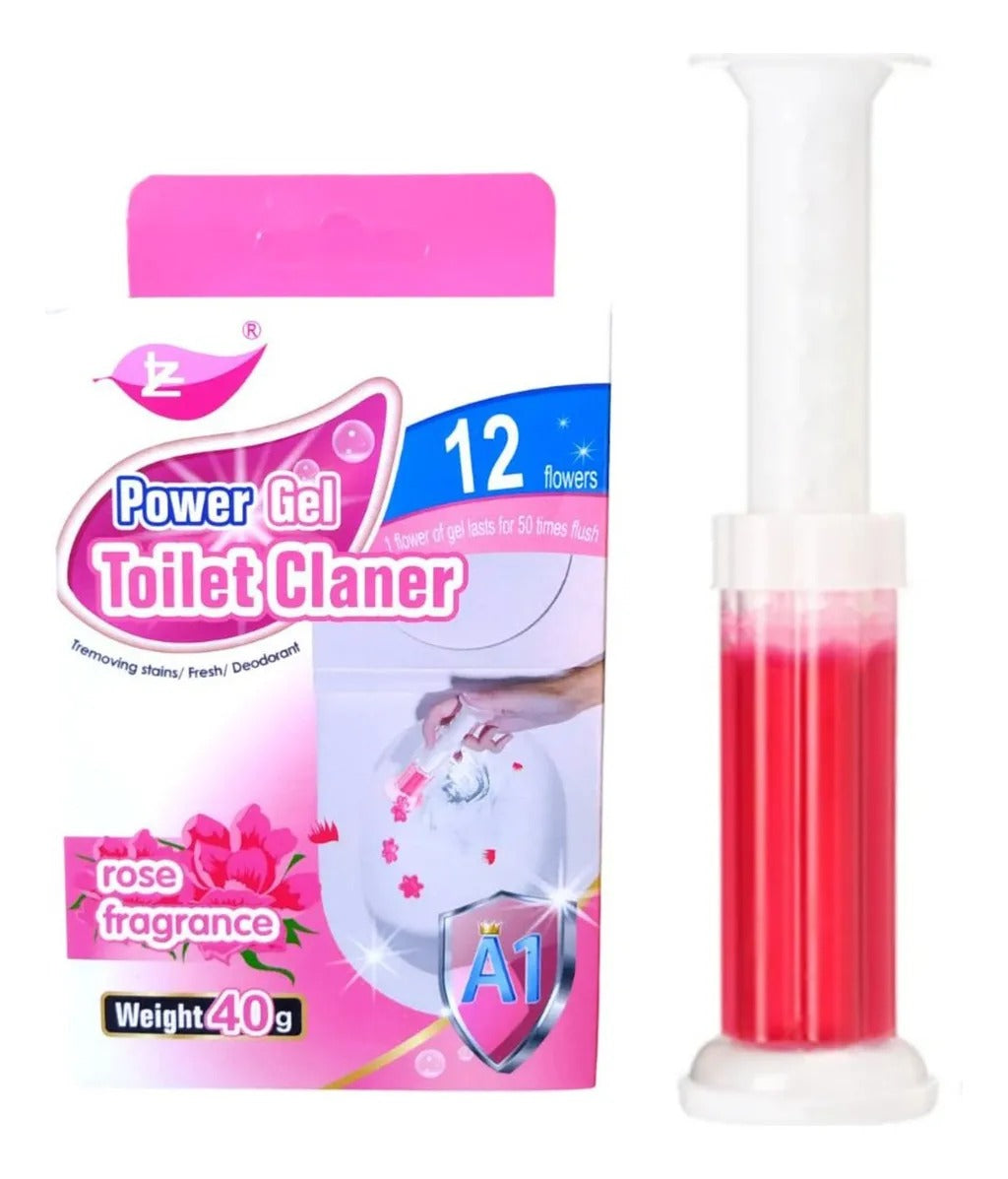 Desodorizante Gel Para Inodoro Con Forma De Flor Fragancias