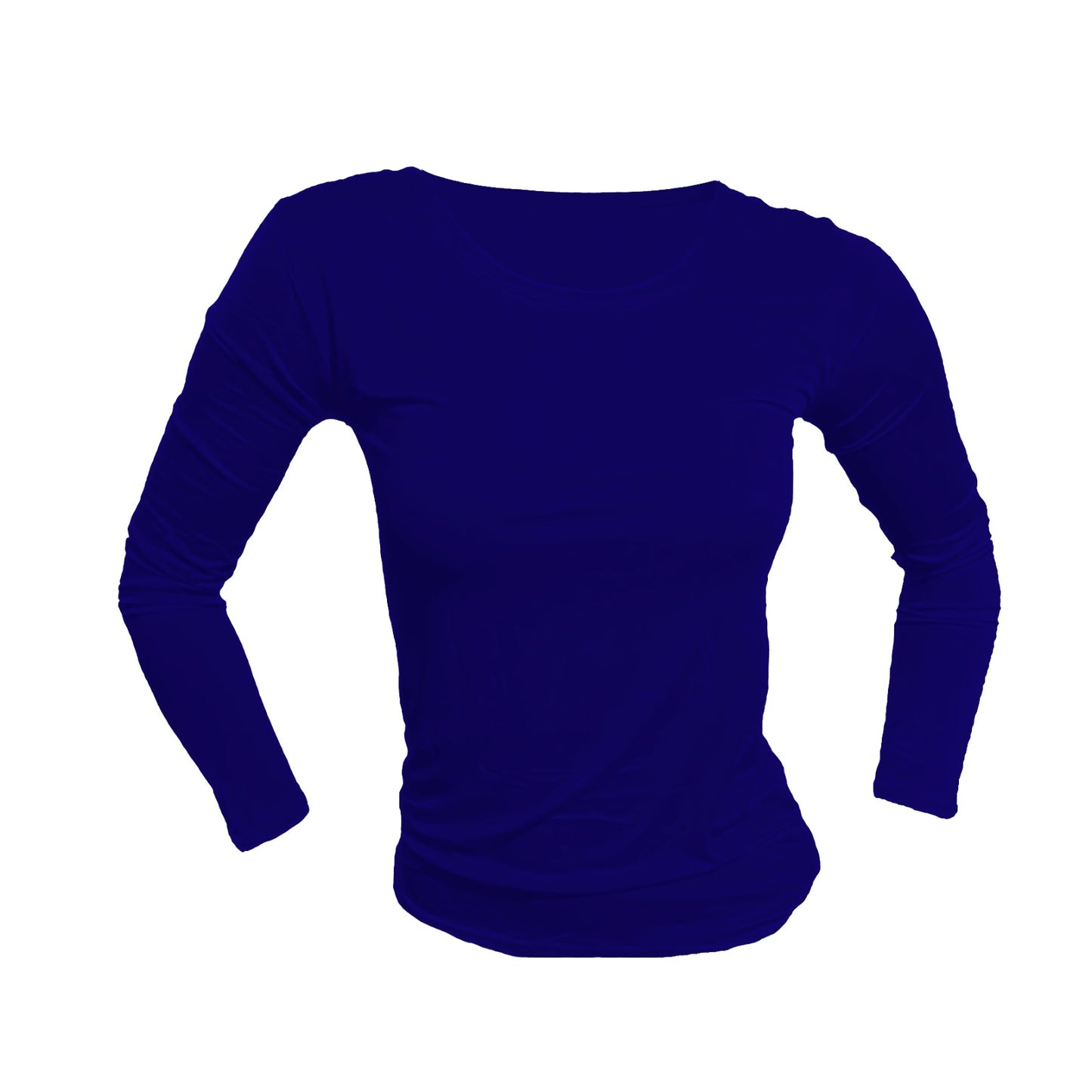 Camiseta Bambú Mujer Manga Larga Cuello Redondo 1 Unidad