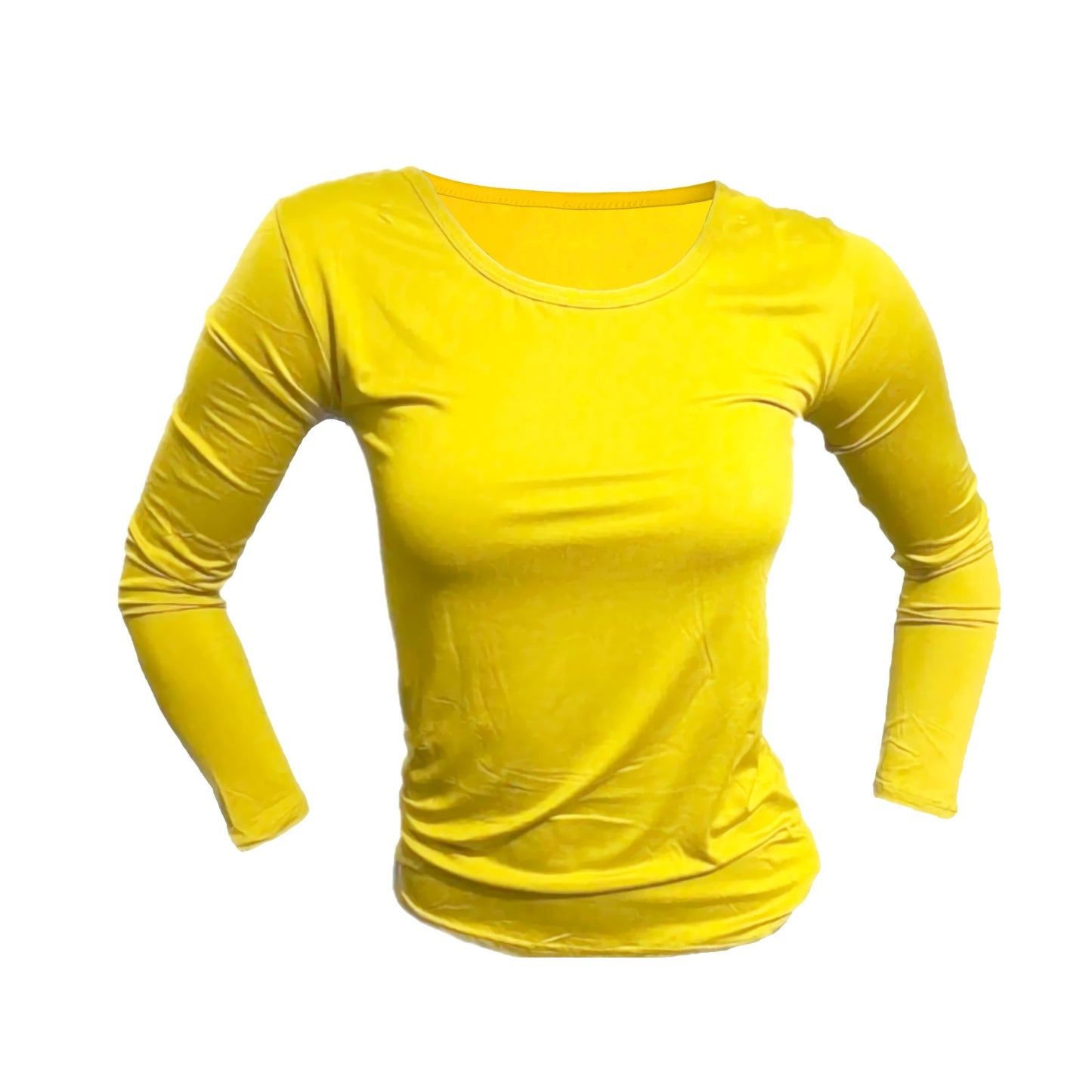 Camiseta Bambú Mujer Manga Larga Cuello Redondo 1 Unidad