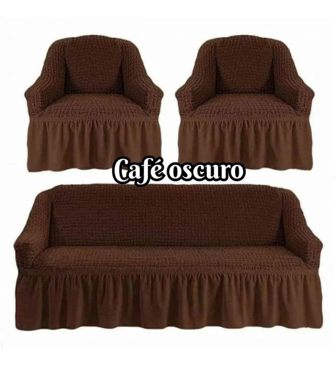 Cubre Sofá Sillón Turco 3+1+1 Variedad de Colores