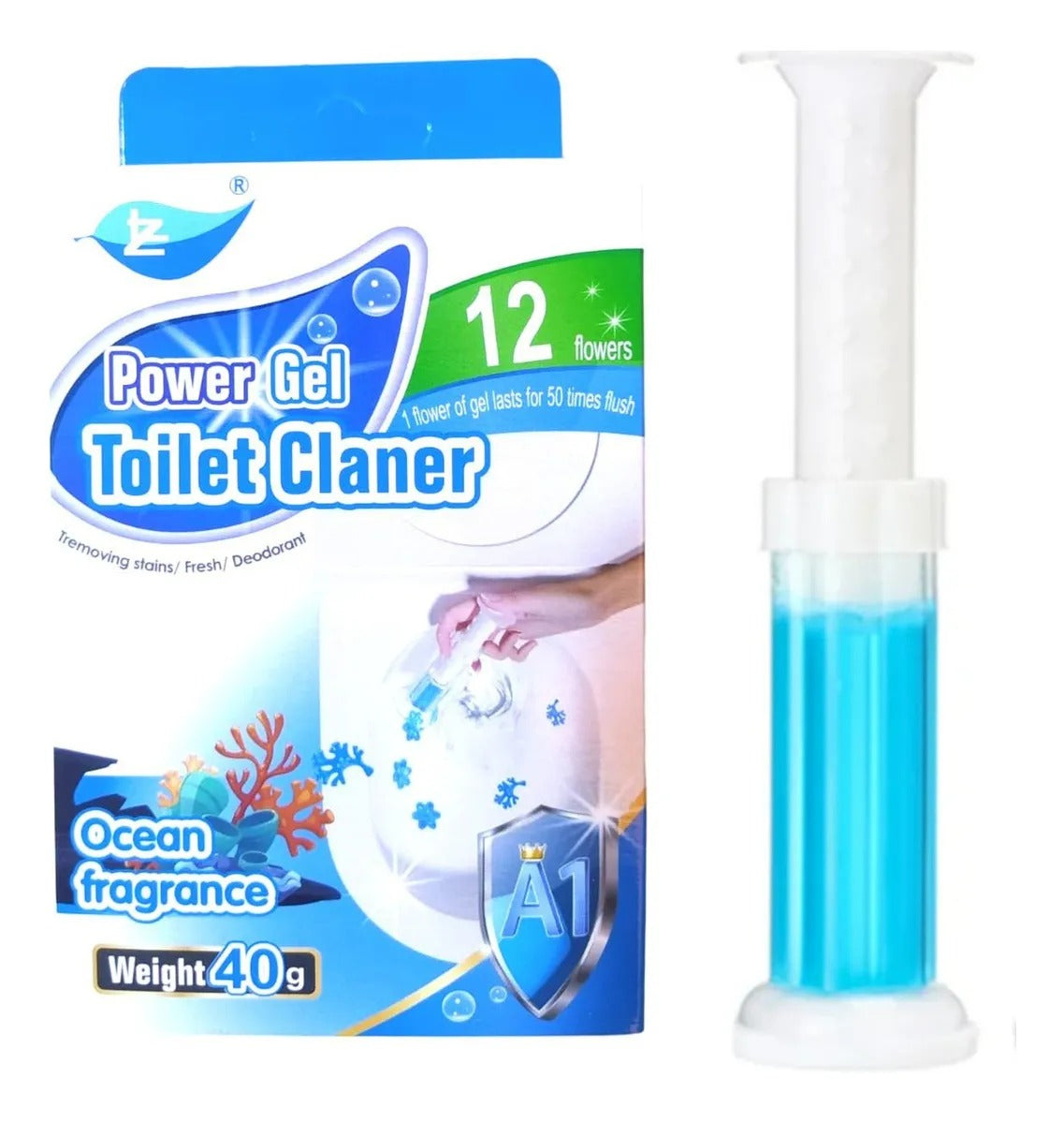 Desodorizante Gel Para Inodoro Con Forma De Flor Fragancias