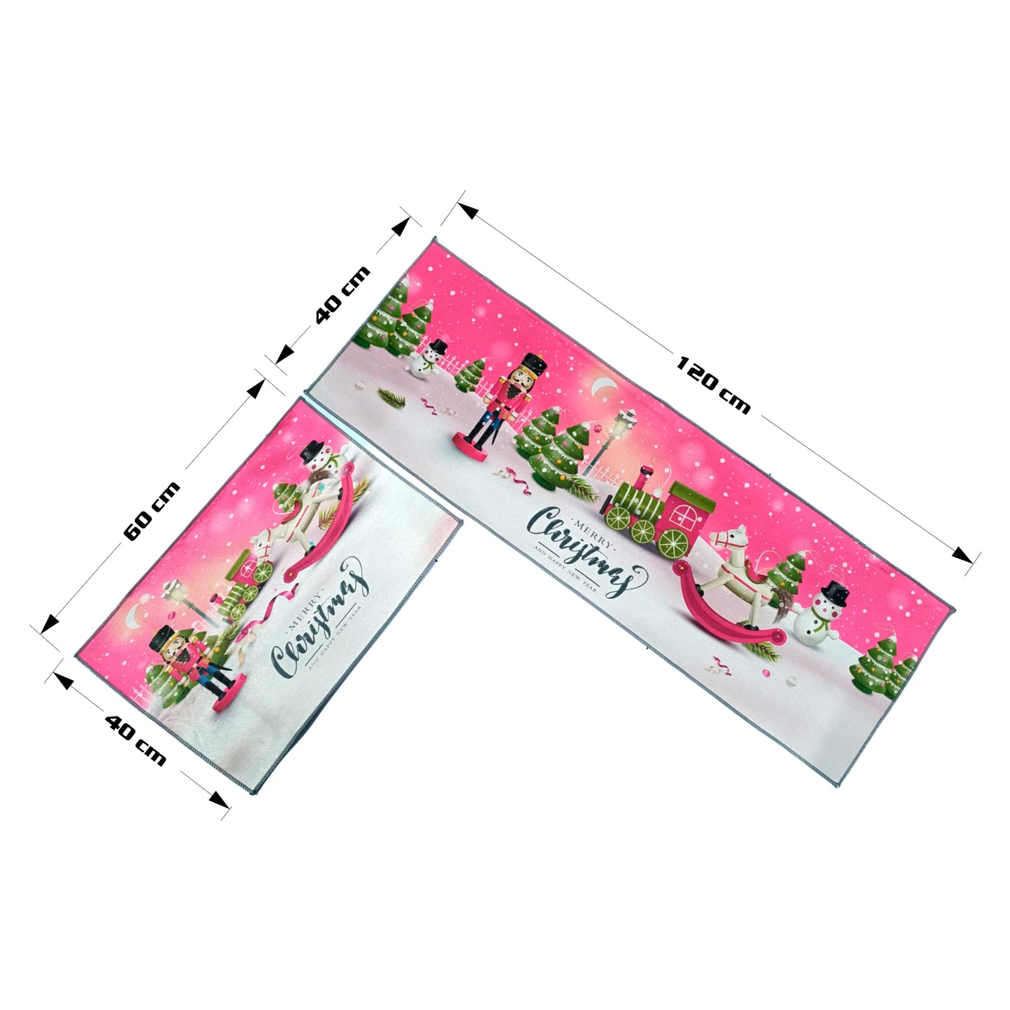 Alfombra Para Cocina Piso Baño Antideslizante Set 2 En 1