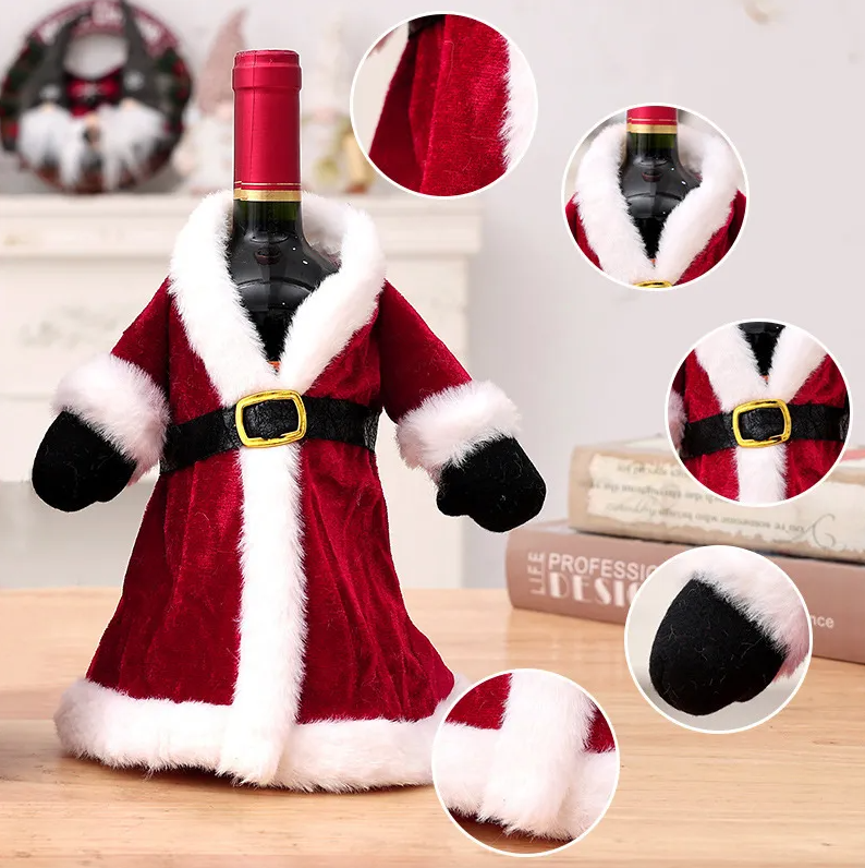 x1 Cubre Botella Vino Diseño Navidad 1202505