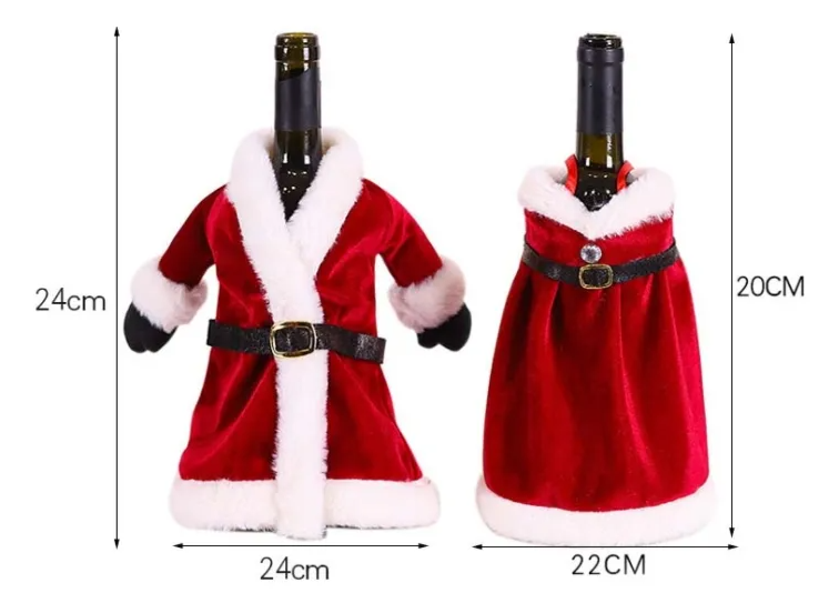 x1 Cubre Botella Vino Diseño Navidad 1202505