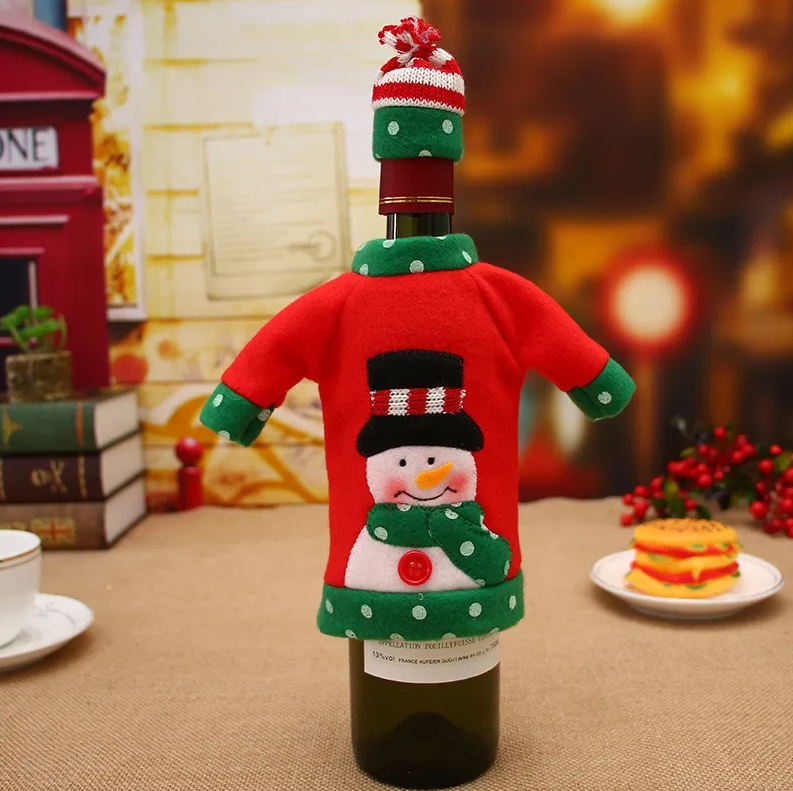 x1 Funda De Suéter De Navidad Para Botella De Vino 232005