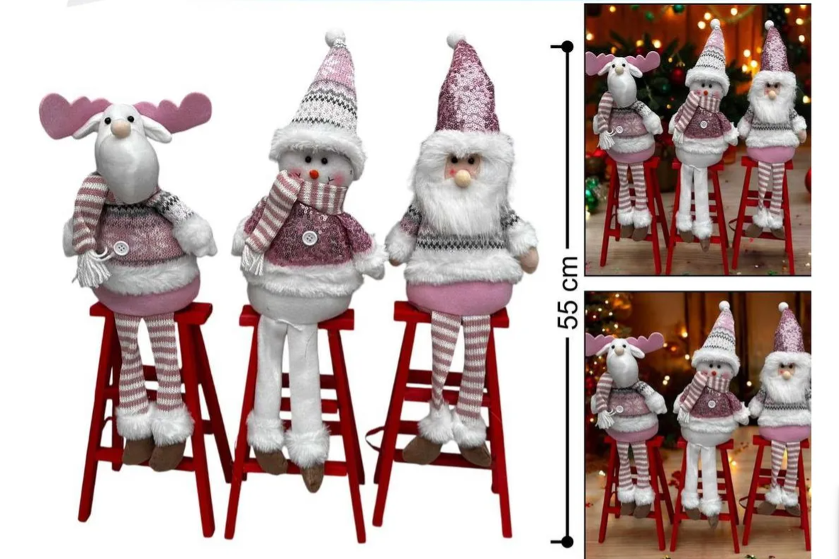 x1 Monos Con Escaleras 55cm 244010