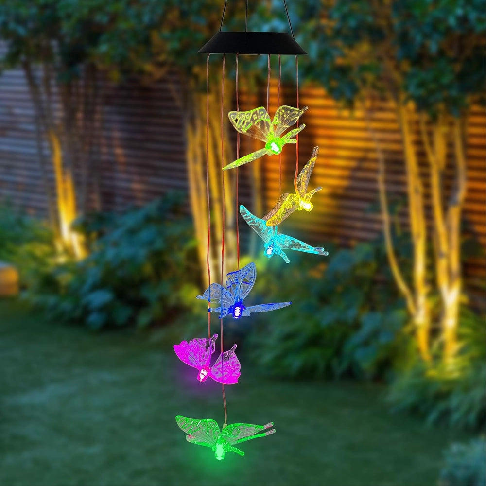 Mariposa Luz Led Solar Colgante Variedad Diseños (Copia)