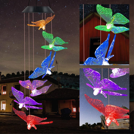 Mariposa Luz Led Solar Colgante Variedad Diseños (Copia)