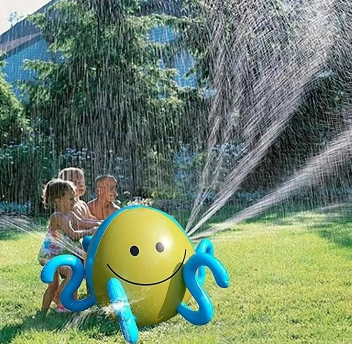 Pulpo Inflable Rociador De Agua JS1034