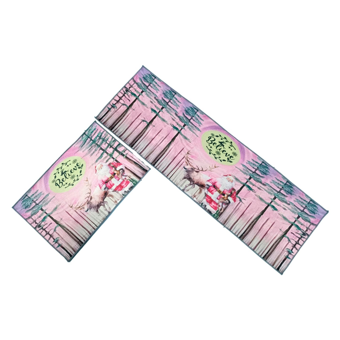 Alfombra Para Cocina Piso Baño Antideslizante Set 2 En 1