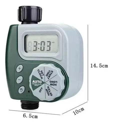 Temporizador De Agua Automático Para Riego Verde Musgo