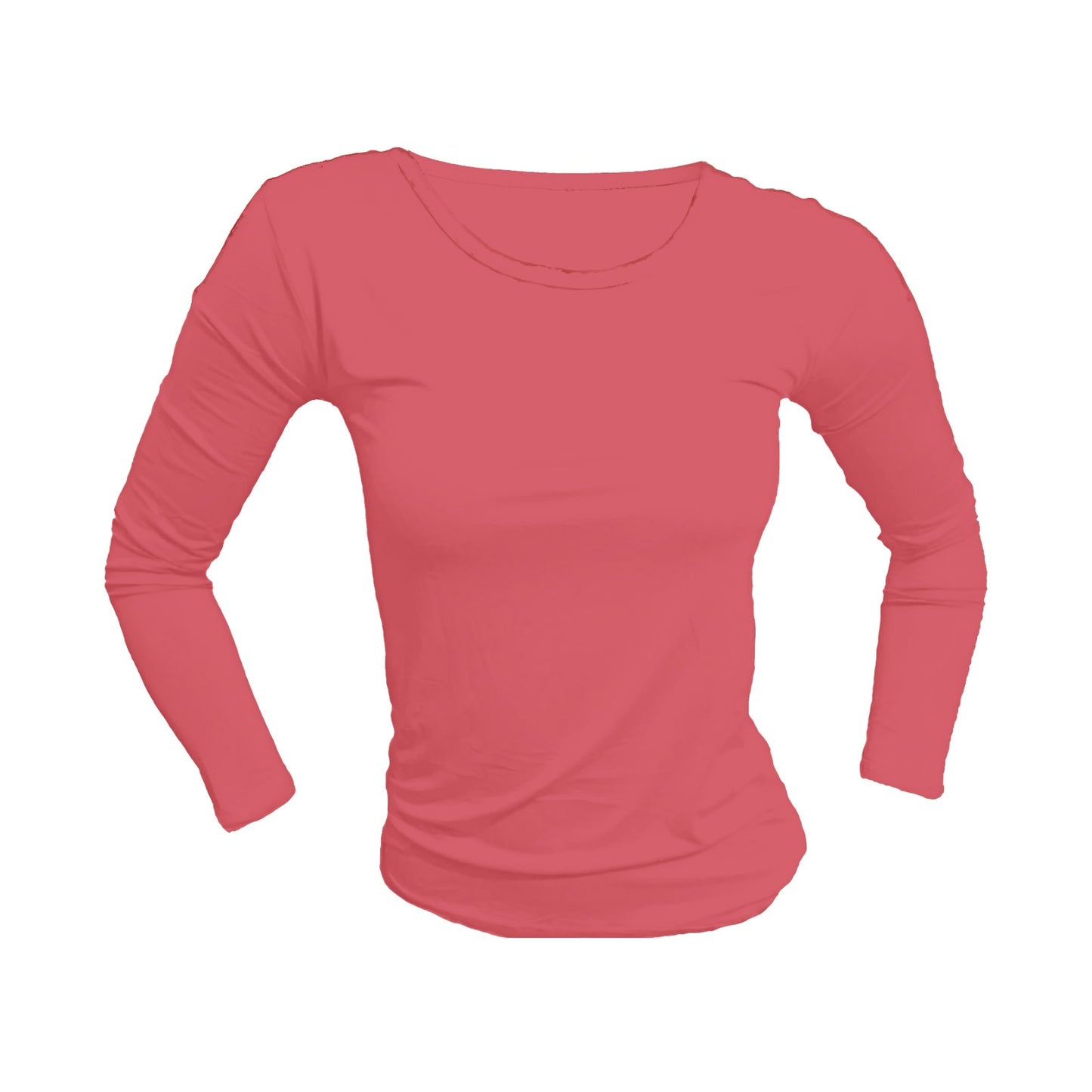 Camiseta Bambú Mujer Manga Larga Cuello Redondo 1 Unidad