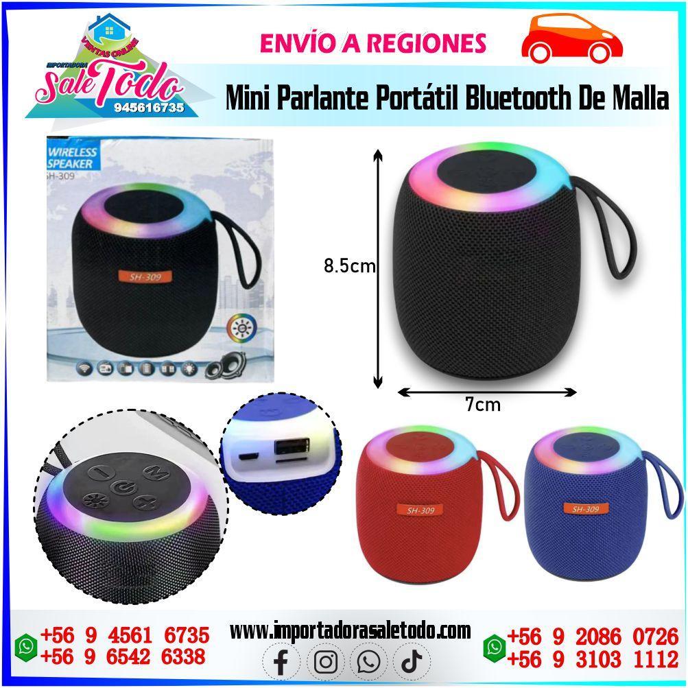 Mini Parlante Portátil Bluetooth De Malla - Colores Surtidos - XF36
