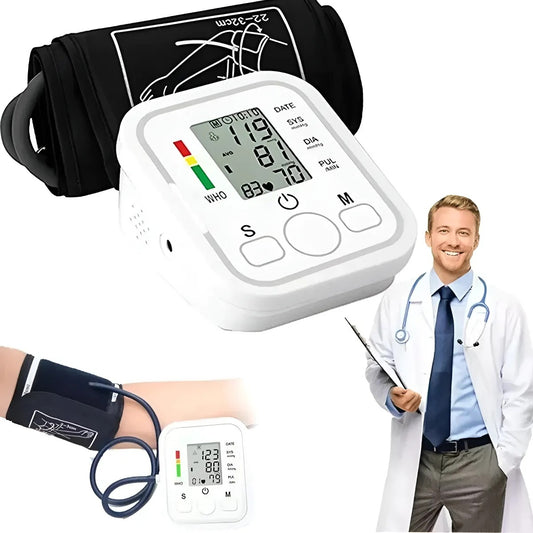 Tensiómetro Monitor Presión Arterial Para Brazo Blanco