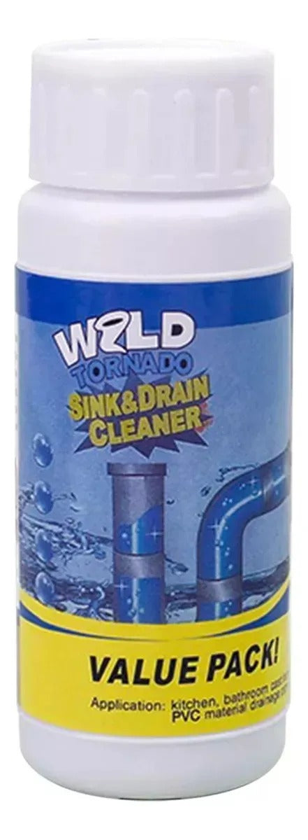 Limpiador Destapator De Fregaderos Y Desagües Wild Tornado