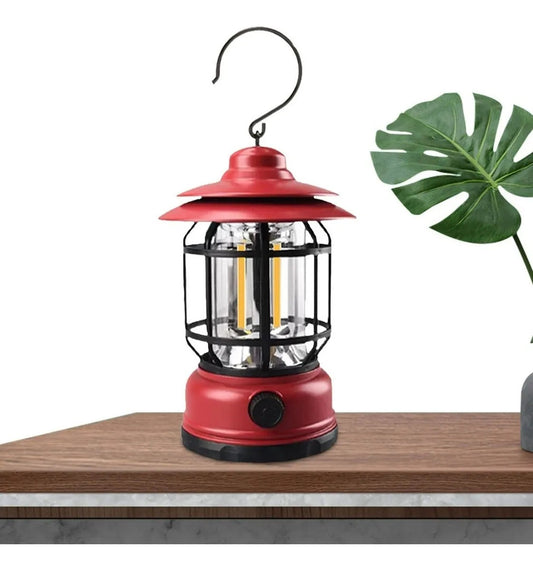 Lampara Led Camping Vintage Retro Recargable USB
