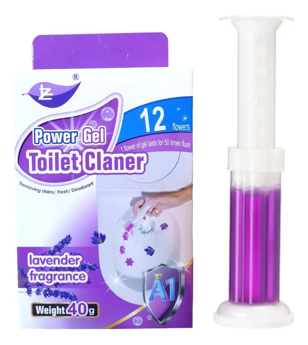 Desodorizante Gel Para Inodoro Con Forma De Flor Fragancias