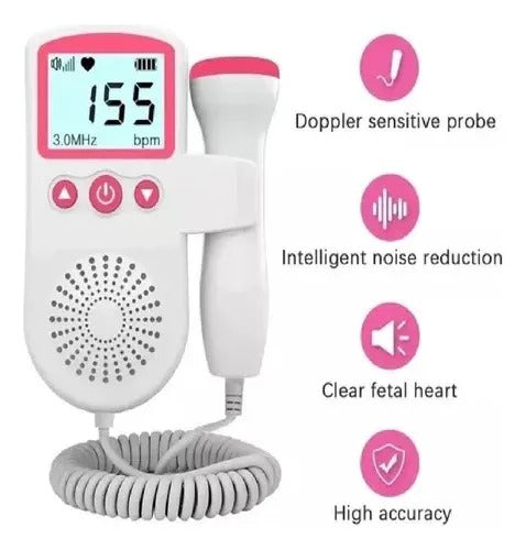 Monitor Fetal Doppler Latidos Fetales Corazón Bebé