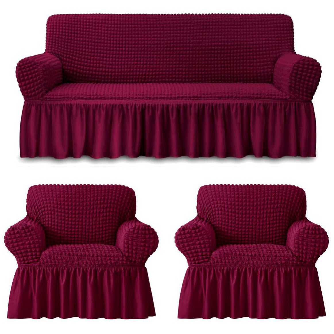 Cubre Sofá Sillón Turco 3+1+1 Variedad de Colores