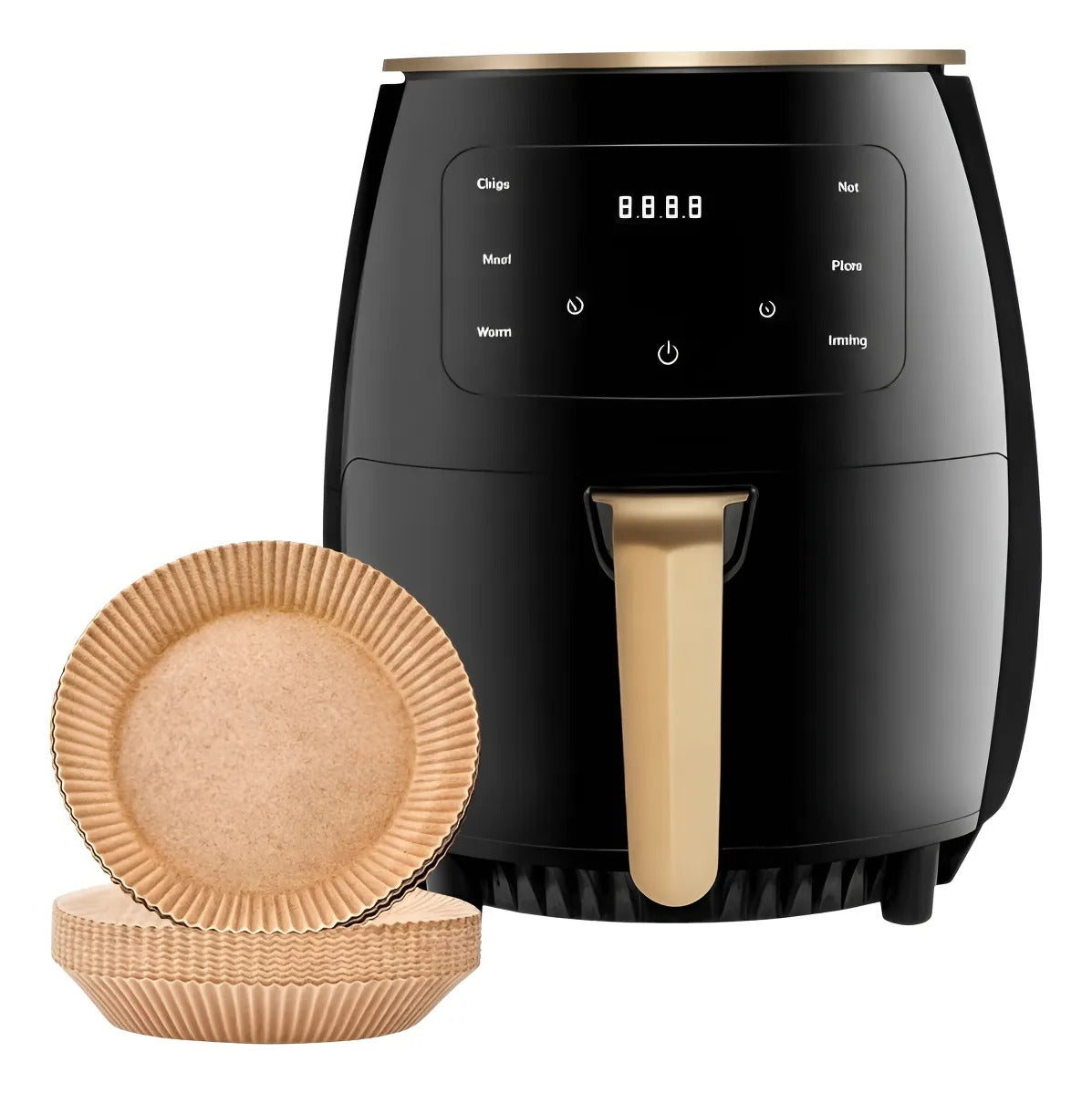 Freidora De Aire Air Fryer 6 Lts Horno Air Fryer Tactil Negro