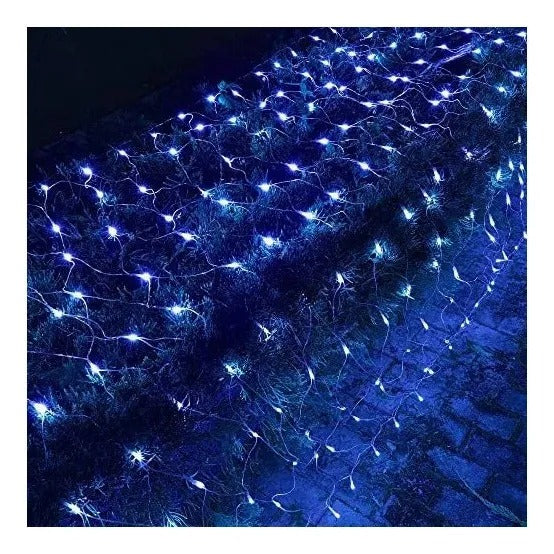 Luces De Malla De Red Led Solar 1.5m X 1.5m