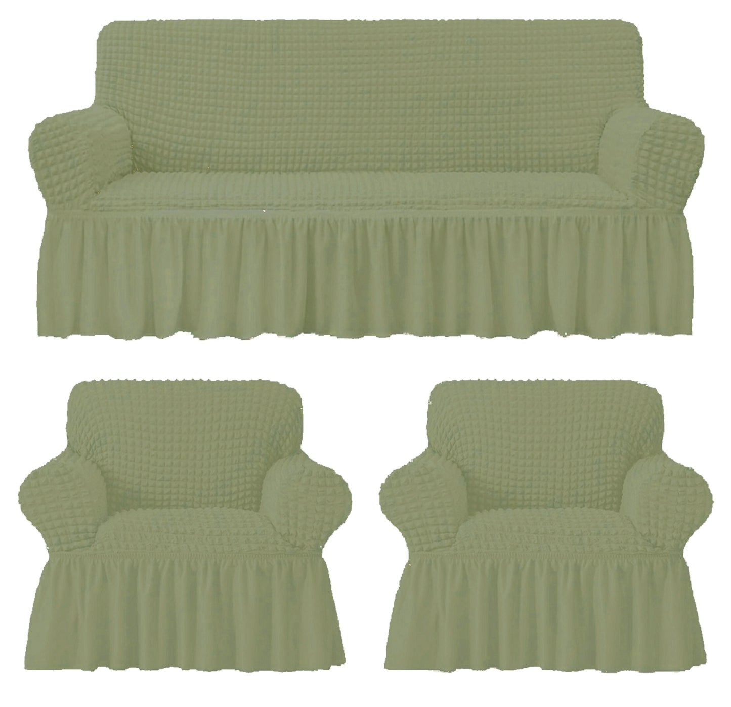 Cubre Sofá Sillón Turco 3+1+1 Variedad de Colores
