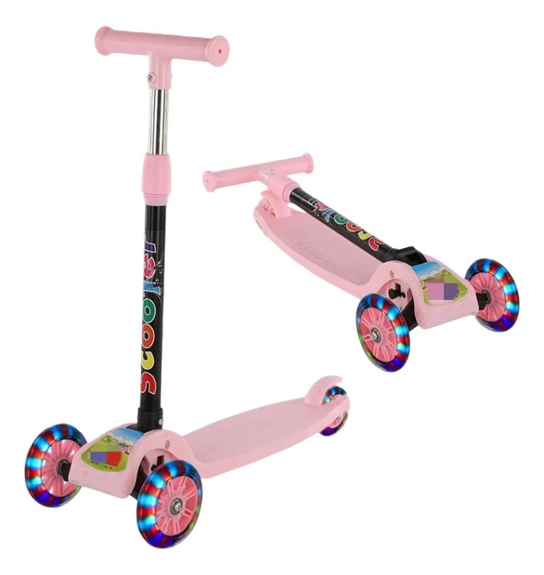 Scooter Patín Infantil 3 Ruedas con Luces LED C231049