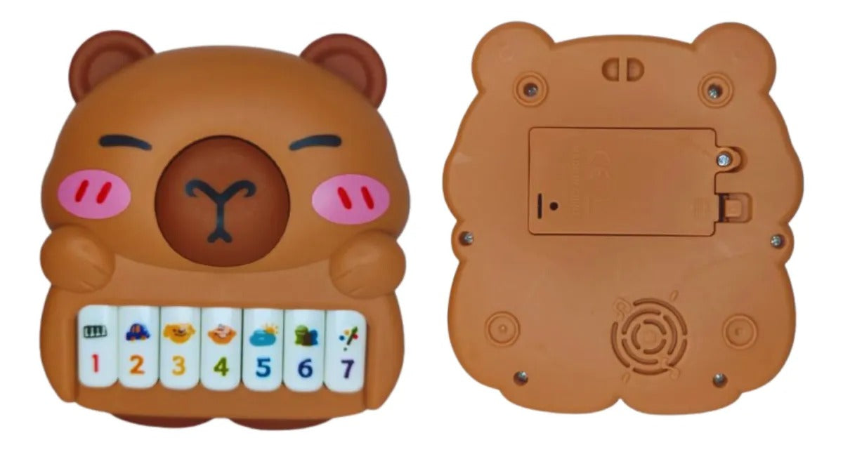 Piano Puzzle Didáctico Capibara Musical Interactivo para Niños C8201