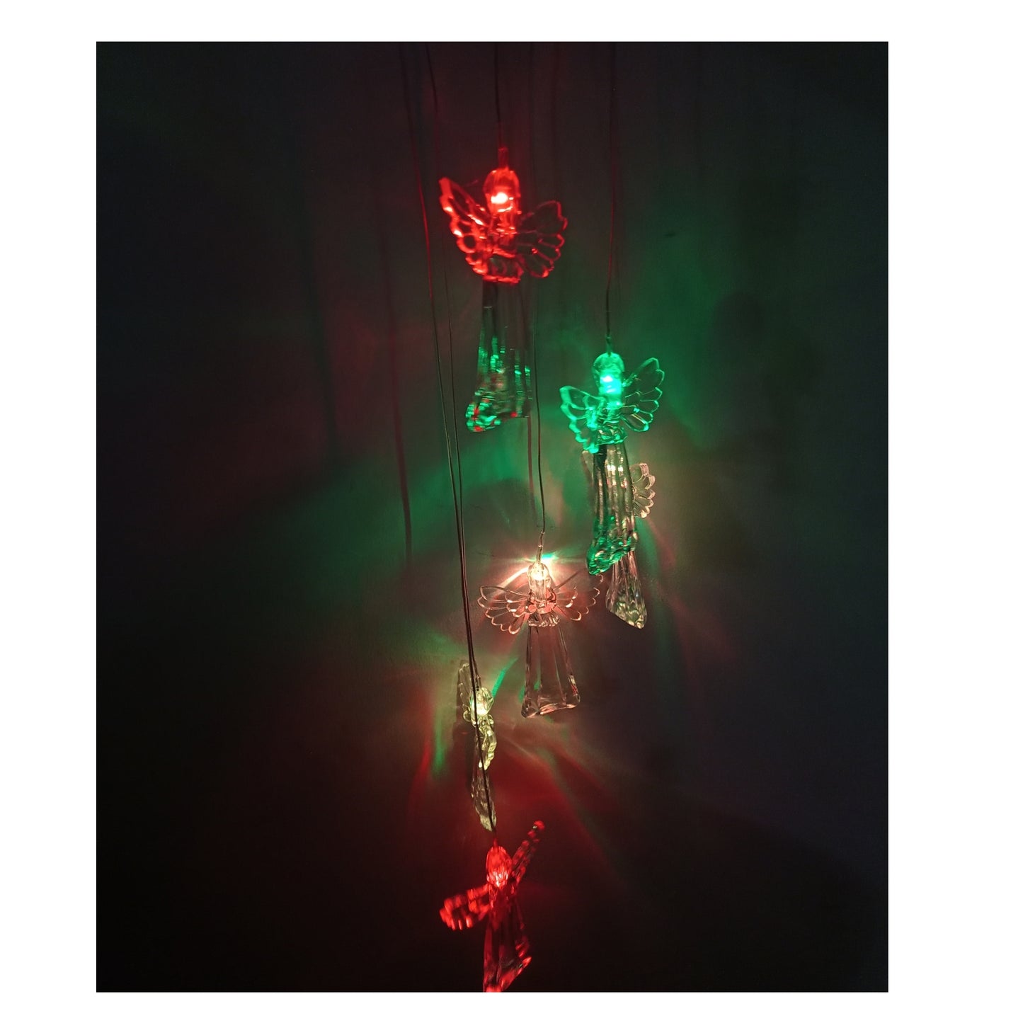 Angel De Viento Luz Led Solar Colgante Variedad Diseños