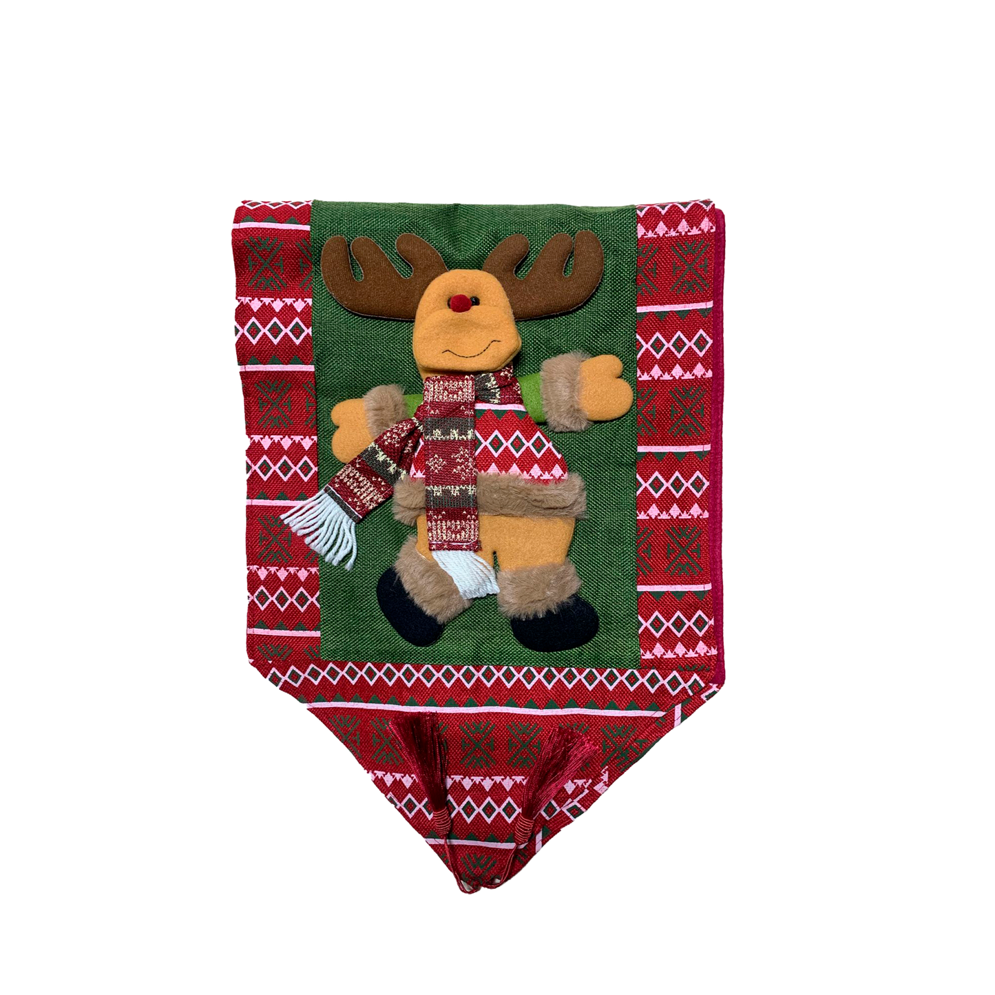 Camino De Mesa Con Adornos Navideños Bello Decoración 3d Navidad