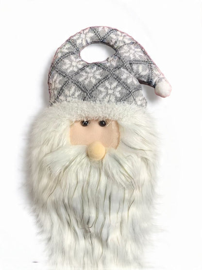 Adorno Colgante De Navideño Pascuero Y Muñeco De Nieve Gris